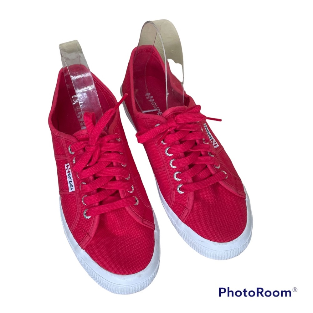 Superga Red 2750 Cotu Classic Tennis Shoes